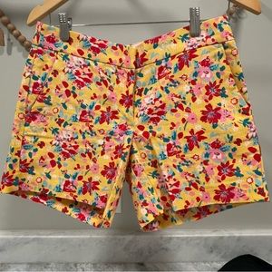 J. Crew floral shorts. Size 4.